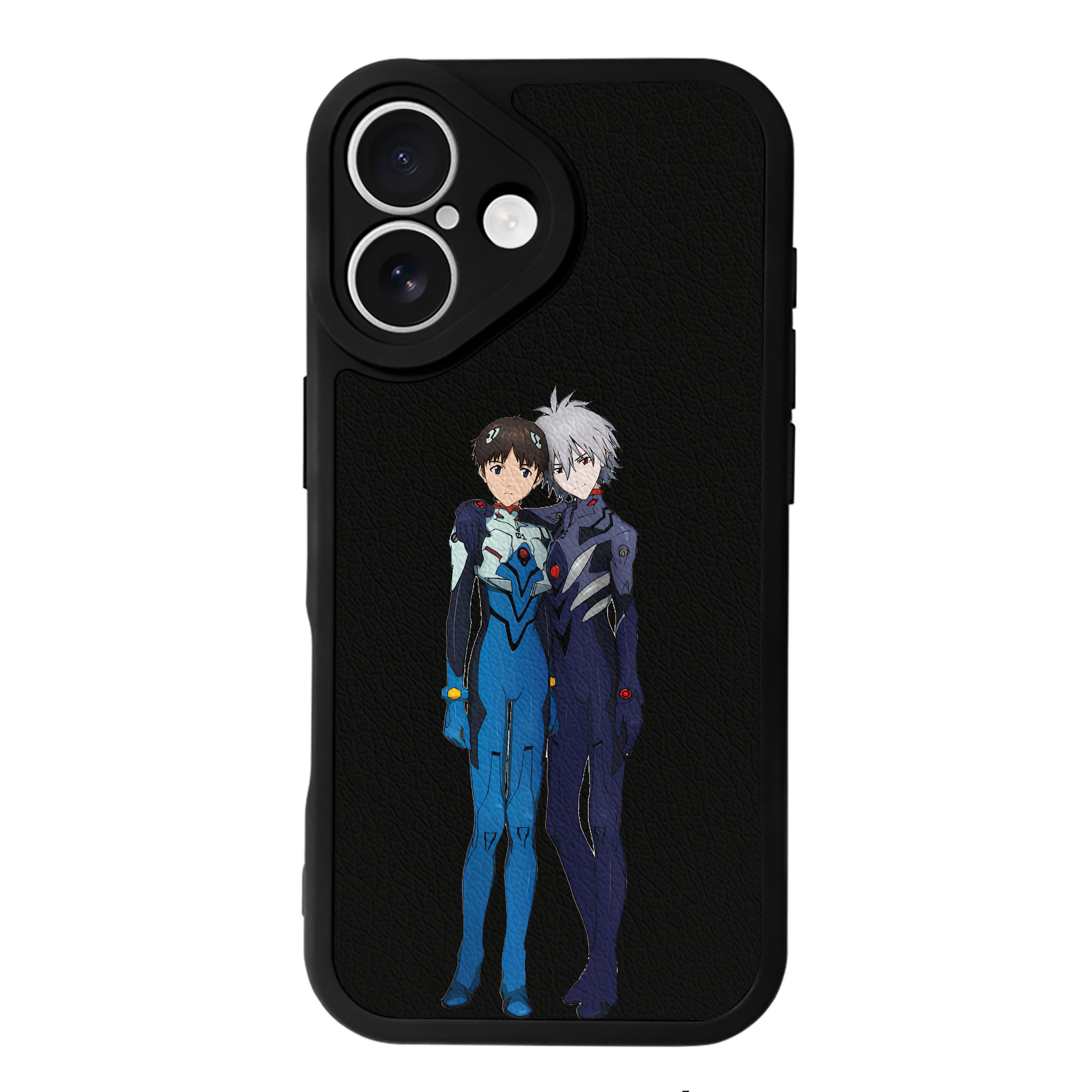 （画像用） EVA 新世紀エヴァンゲリオン 【iPhone 16シリーズ対応】シリコンスマホケース（レザー調） 材質：シリコン
